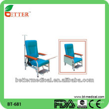 Chaise médicale en acier / chaise médicale pour perfusion